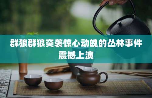 群狼群狼突袭惊心动魄的丛林事件震撼上演