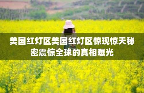 美国红灯区美国红灯区惊现惊天秘密震惊全球的真相曝光
