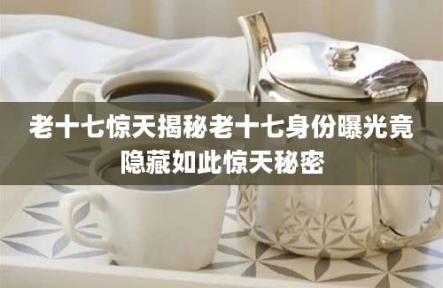 老十七惊天揭秘老十七身份曝光竟隐藏如此惊天秘密
