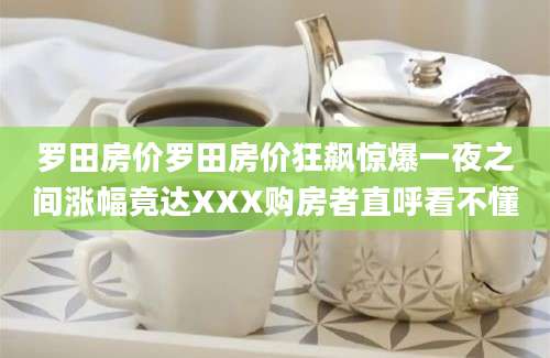 罗田房价罗田房价狂飙惊爆一夜之间涨幅竟达XXX购房者直呼看不懂