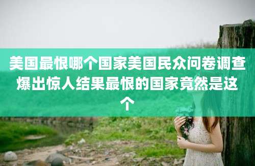 美国最恨哪个国家美国民众问卷调查爆出惊人结果最恨的国家竟然是这个