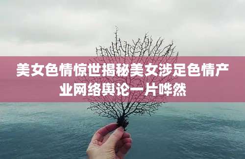 美女色情惊世揭秘美女涉足色情产业网络舆论一片哗然