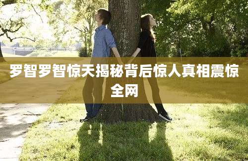 罗智罗智惊天揭秘背后惊人真相震惊全网