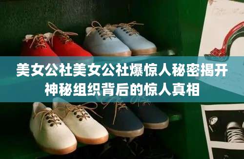 美女公社美女公社爆惊人秘密揭开神秘组织背后的惊人真相
