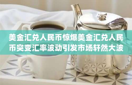 美金汇兑人民币惊爆美金汇兑人民币突变汇率波动引发市场轩然大波