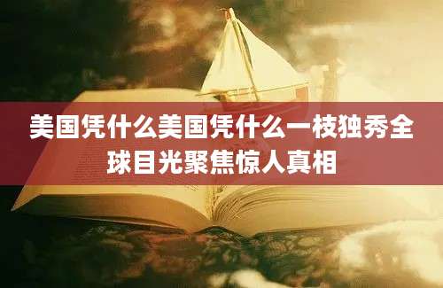 美国凭什么美国凭什么一枝独秀全球目光聚焦惊人真相