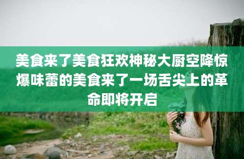 美食来了美食狂欢神秘大厨空降惊爆味蕾的美食来了一场舌尖上的革命即将开启